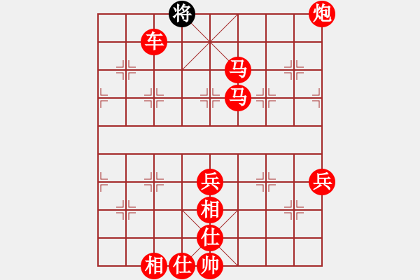 象棋棋譜圖片：五七炮進(jìn)三兵對(duì)屏風(fēng)馬黑進(jìn)邊卒（旋風(fēng)14層先勝巫師大師級(jí)） - 步數(shù)：107 