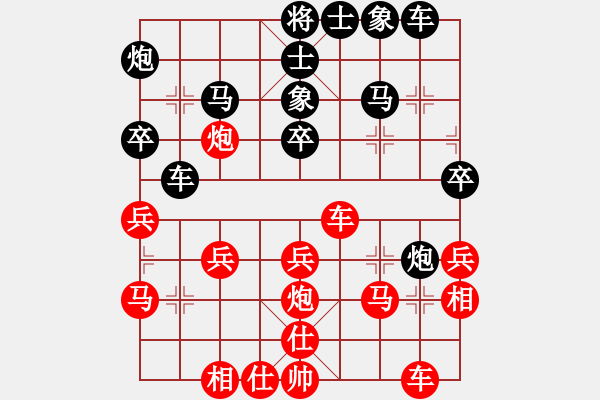 象棋棋谱图片：倦鸟归林(3级)-胜-liufutong(3级) - 步数：30 