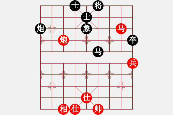 象棋棋谱图片：赵鑫鑫 先和 李翰林 - 步数：76 