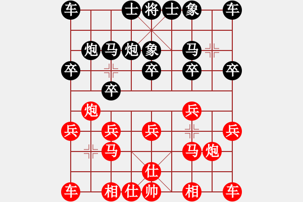 象棋棋譜圖片：董傳先和vs李圖素 - 步數(shù)：10 