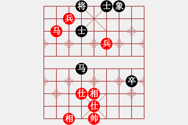 象棋棋譜圖片：五七三對屏風(fēng)馬3卒 紅車94變化 - 步數(shù)：120 