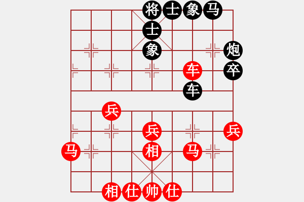 象棋棋譜圖片：五七三對屏風(fēng)馬3卒 紅車94變化 - 步數(shù)：60 