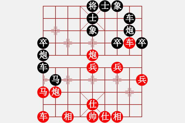 象棋棋譜圖片：西北快刀(天罡)-勝-東方無心刀(地煞) - 步數(shù)：40 