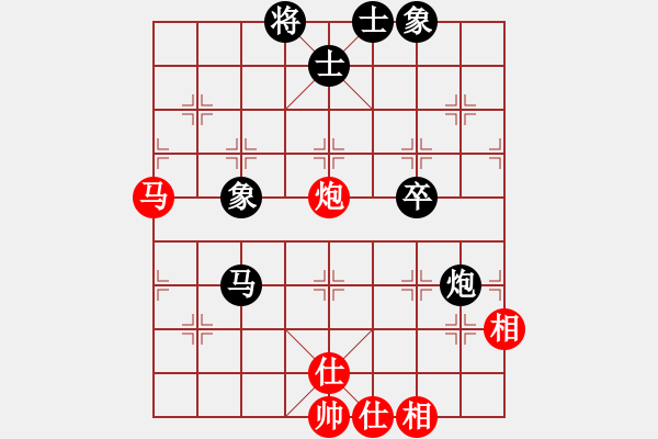 象棋棋谱图片：张婷婷     先和 郑轶莹     - 步数：110 