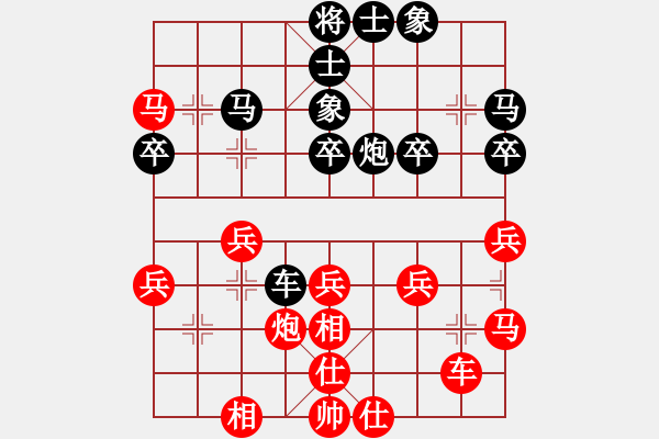 象棋棋譜圖片：16強(qiáng)進(jìn)8強(qiáng) 南充馮金貴先勝樂山鄭凌志 - 步數(shù)：40 