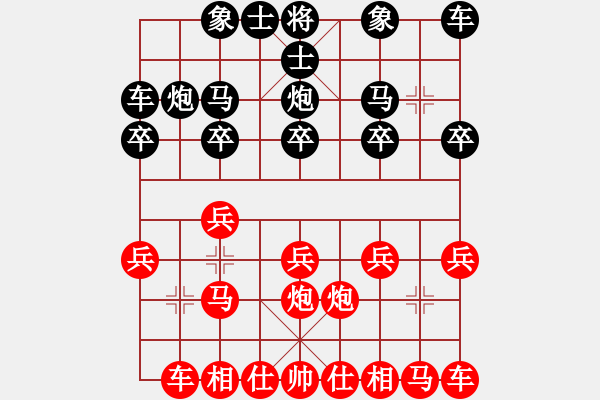 象棋棋譜圖片：qinyiqiang 勝 快樂像棋 - 步數(shù)：10 