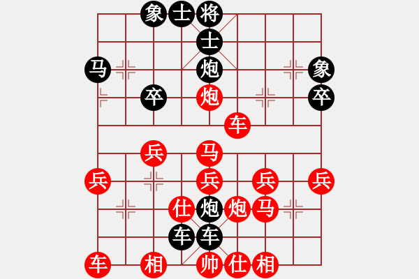 象棋棋譜圖片：ｌｉｎ[370913262] -VS- 橫才俊儒[292832991] - 步數(shù)：36 