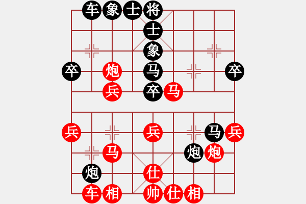 象棋棋譜圖片：lumingege(6段)-勝-唯我橫刀(天帝) - 步數(shù)：40 