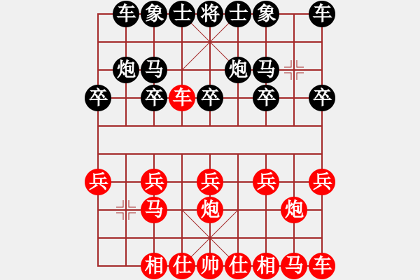 象棋棋譜圖片：影子[紅] -VS- ︶ㄣmanners[黑] - 步數(shù)：10 