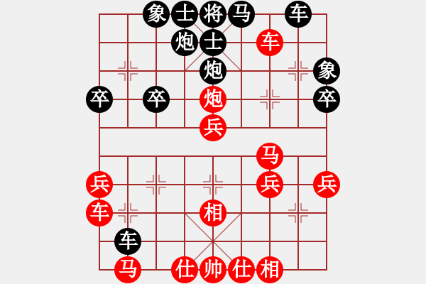 象棋棋譜圖片：1401260743 復出的親-ZTE-T U960s - 步數(shù)：30 