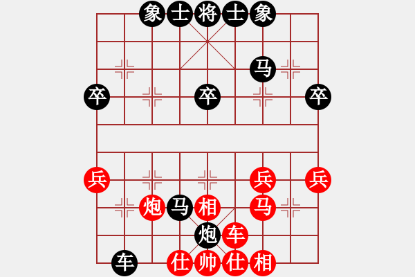 象棋棋譜圖片：黃笑(3段)-負(fù)-安新白洋淀(天帝)自有我在 殺穩(wěn)陣 - 步數(shù)：42 