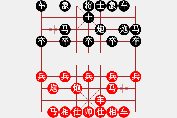 象棋棋譜圖片：八五五第三(7段)-勝-象棋小霸王(6段) - 步數(shù)：10 