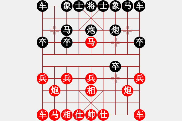 象棋棋譜圖片：型教[369150321] -VS- 自我救贖[553779957] - 步數(shù)：10 