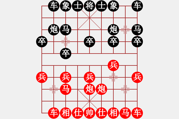 象棋棋譜圖片：紫薇花對紫微郎 勝 真心天使 - 步數(shù)：10 