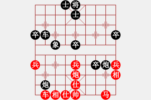 象棋棋譜圖片：山東 李翰林 負(fù) 杭州 王天一 - 步數(shù)：40 