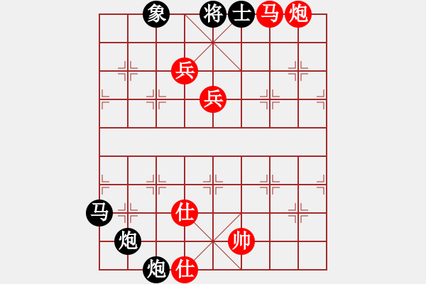 象棋棋譜圖片：馬雙炮攻殺5局01 - 步數(shù)：10 