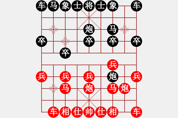 象棋棋譜圖片：人機(jī)對(duì)戰(zhàn) 2024-7-21 12:3 - 步數(shù)：10 