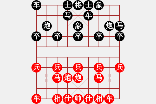 象棋棋谱图片：2018西北5省区第5届联赛吴安勤先胜郭海军3 - 步数：10 