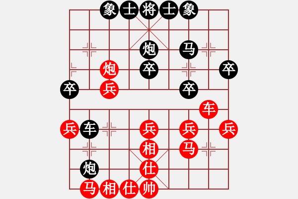 象棋棋譜圖片：bbboy002（業(yè)5-3） 先勝 生哥（業(yè)5-2） - 步數(shù)：30 