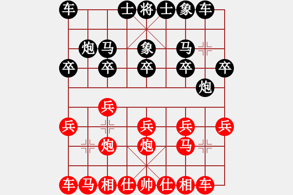 象棋棋譜圖片：英德市象棋冠軍[1023118713] -VS- まㄖ審判 [854257513] - 步數(shù)：10 