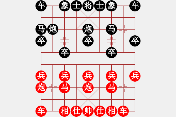 象棋棋譜圖片：蘭州狼(9段)-和-碧波寒煙(5段) - 步數(shù)：10 