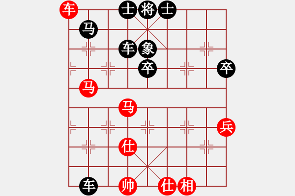 象棋棋譜圖片：星星知我心(無極)-負(fù)-敏妹(無極)(順炮直車對緩開車紅平七炮進(jìn)七兵) - 步數(shù)：100 