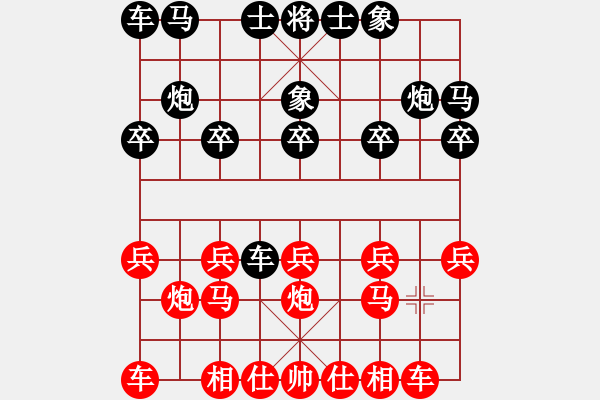 象棋棋譜圖片：貌似無(wú)鹽(北斗)-和-象棋帝國(guó)(天罡) - 步數(shù)：10 