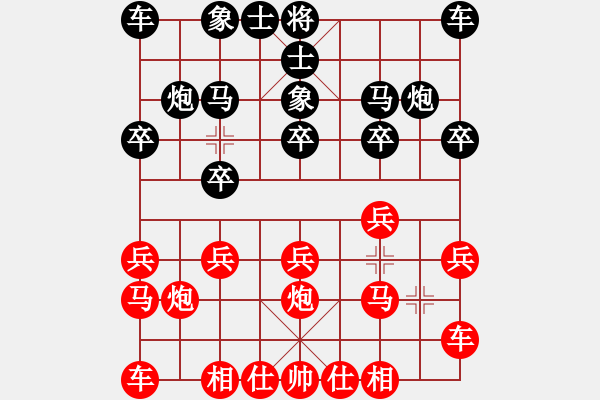 象棋棋譜圖片：橫才俊儒[292832991] -VS- 舵主[1659028376] - 步數(shù)：10 