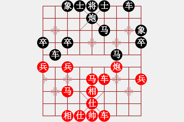 象棋棋谱图片：常州 刘震阳 和 无锡 姚神彧 - 步数：40 