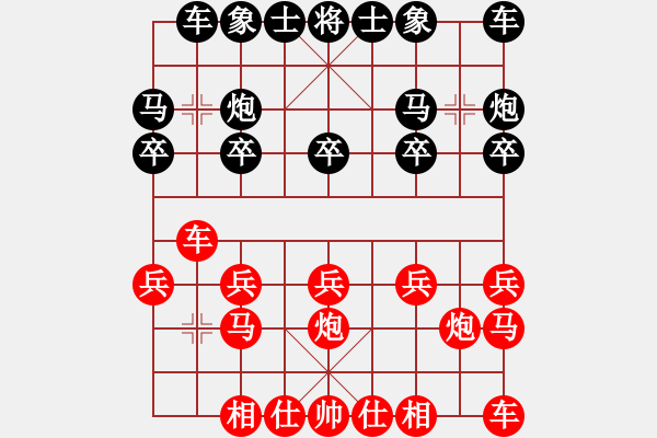 象棋棋譜圖片：大安劉永慶(1段)-負-三將就餐好(6段) - 步數(shù)：10 