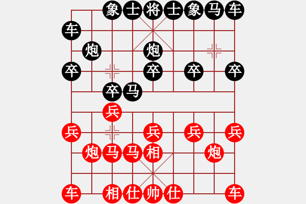 象棋棋譜圖片：pcll(9段)-負(fù)-半世徘徊(5段) - 步數(shù)：10 