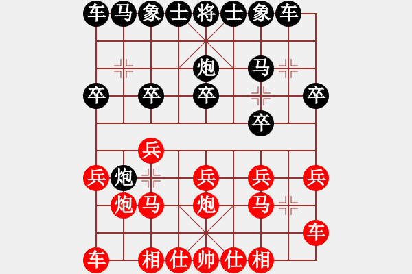 象棋棋譜圖片：北約克-越南棋友 Huong Hai 負(fù) 德國(guó) 耐格勒 - 步數(shù)：10 