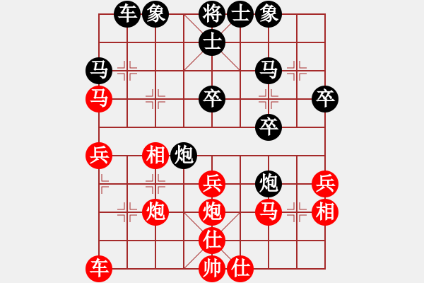 象棋棋譜圖片：北約克-越南棋友 Huong Hai 負(fù) 德國(guó) 耐格勒 - 步數(shù)：30 