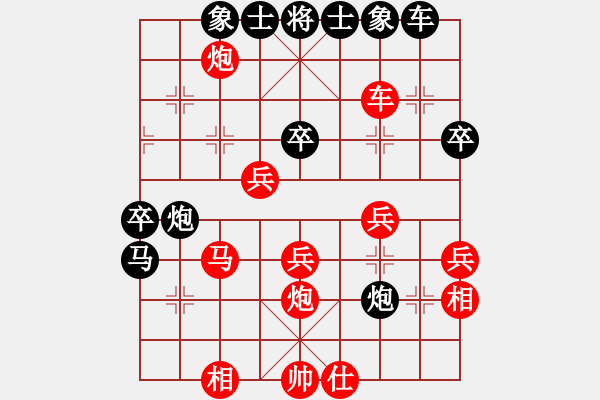 象棋棋譜圖片：2006年迪瀾杯弈天聯(lián)賽第六輪：晉都棋牌六(5r)-勝-housing(9段) - 步數(shù)：40 