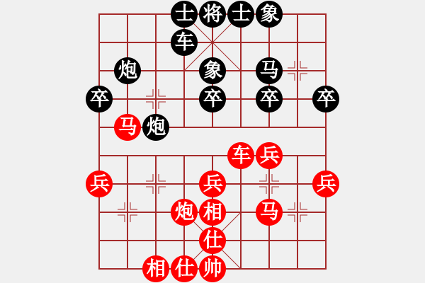 象棋棋譜圖片：2007年三環(huán)擂臺賽部分對局精選：小帽帽(4段)-勝-宇宙三號(初級) - 步數(shù)：40 