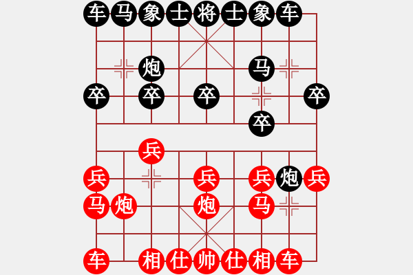 象棋棋譜圖片：leesong(9星)-和-棋門(mén)遁甲(9星) - 步數(shù)：10 