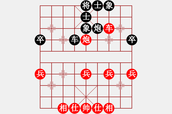 象棋棋譜圖片：2006年迪瀾杯弈天聯(lián)賽第一輪噬魔刀(5r)-和-晉都棋牌四(4r) - 步數(shù)：40 