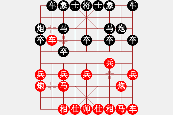 象棋棋谱图片：吉林 胡庆阳 和 开滦 景学义 - 步数：10 