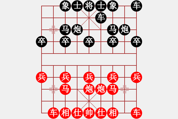 象棋棋譜圖片：我瞎下(2段)-勝-善思維(6段) - 步數(shù)：10 