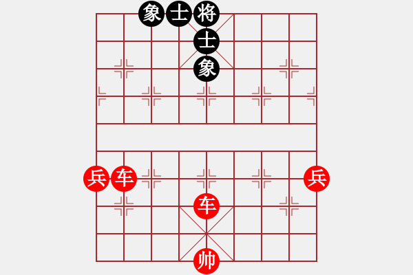 象棋棋譜圖片：五六炮進七兵對屏風馬（紅勝） - 步數(shù)：75 