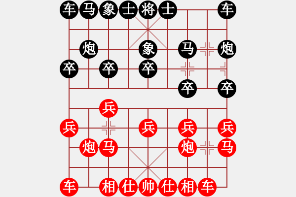 象棋棋譜圖片：1402202107 西狩-Coolpad 5930 - 步數(shù)：10 