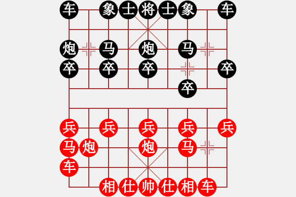 象棋棋譜圖片：永遠(yuǎn)(1段)-勝-溫情(9段) - 步數(shù)：10 