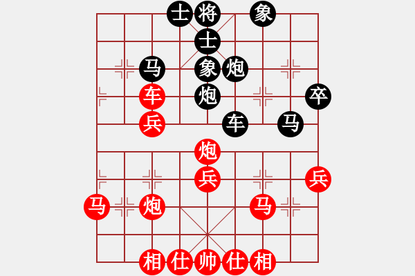 象棋棋譜圖片：清仁福壽（業(yè)6-2）先勝L小杰 （業(yè)6-2）201803020137.pgn - 步數(shù)：40 