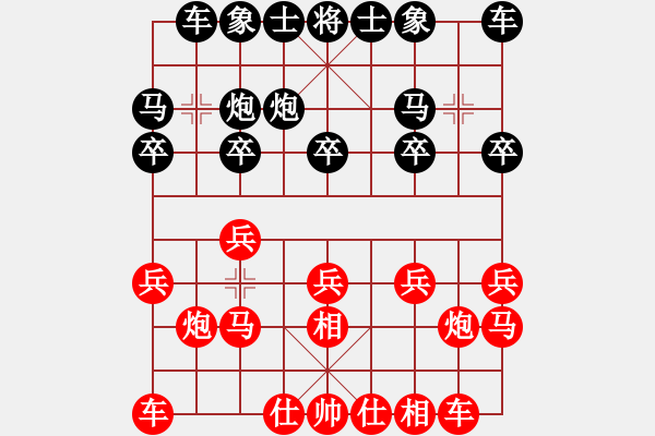 象棋棋譜圖片：王雋龍 先和 王廓 - 步數(shù)：10 