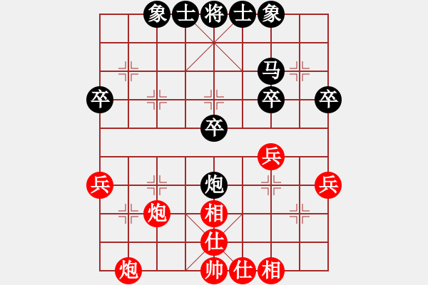 象棋棋譜圖片：魔鬼之吻(6段)-勝-寧波第一臺(tái)(9級(jí)) - 步數(shù)：40 