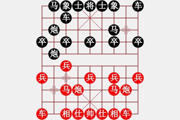 象棋棋譜圖片：gg-勝-rr 2017-05-29 21_07_16.pgn - 步數：10 