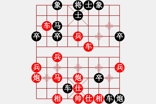 象棋棋譜圖片：2006年弈天聯(lián)賽熱身賽第七輪：轟炸機七號(5f)-和-不游泳的魚(8星) - 步數(shù)：30 