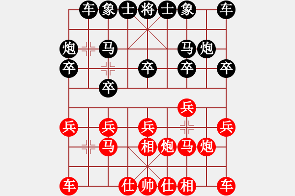 象棋棋譜圖片：黃仕清 先負(fù) 王曉華 - 步數(shù)：10 