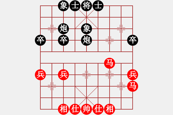 象棋棋譜圖片：重返棋壇(6段)-負(fù)-忍者仁者(6段) - 步數(shù)：40 