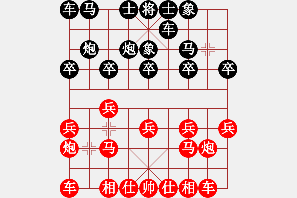 象棋棋譜圖片：張曉平 先勝 蔡彥 - 步數(shù)：10 